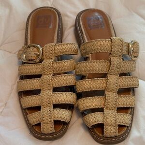 Dolce Vita fisherman SlidesWoven Straw Slide Sandals - Natural